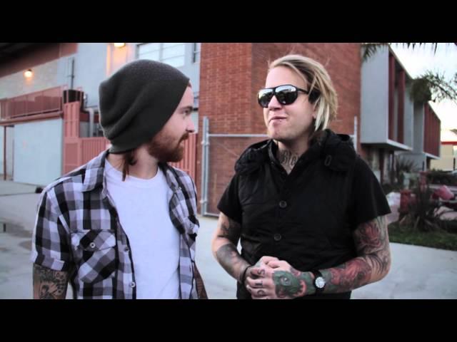 BEST FRIENDS: Fronz and Matty Mullins from ATTILA and MEMPHIS MAY FIRE