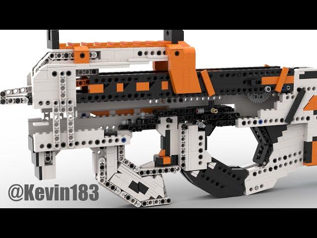 LEGO Full-Auto P90 | Asiimov Mechanism Concept