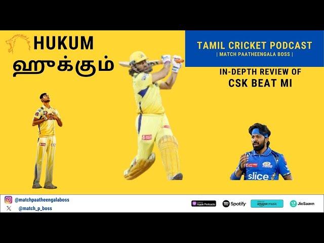 Review CSK beat MI - தல Dhoni the Showstopper