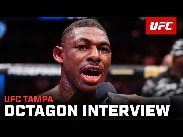 Joaquin Buckley Octagon Interview | UFC Tampa