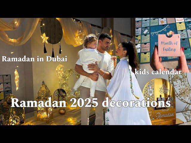 Dubai vlog!  Decorate with me for Ramadan, ASMR Ramadan calendar, Ramadan dresses...