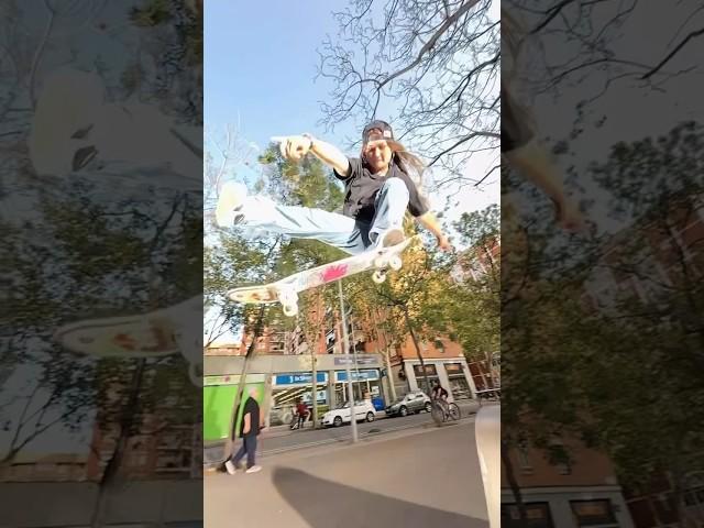 I went a little north in Barcelona #skateboarding #skateboard #youtuber #welcomeskateboards #skate