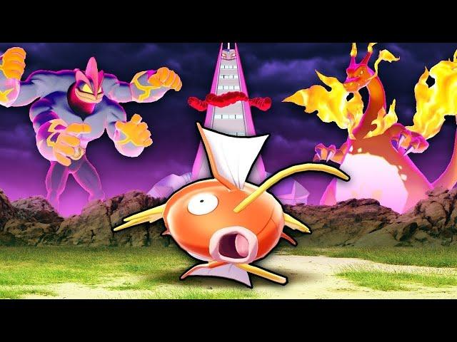 Beating Pokémon Shield With Only Magikarp