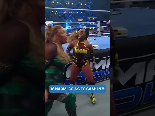 Naomi just tried to cash in, but Nia Jax shut that down real quick  #SmackDown