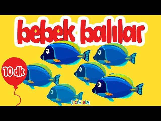 Bebek Şarkıları | Bebek Balıklar | Çocuklar için Jazz | Eğitici Çocuk Şarkıları