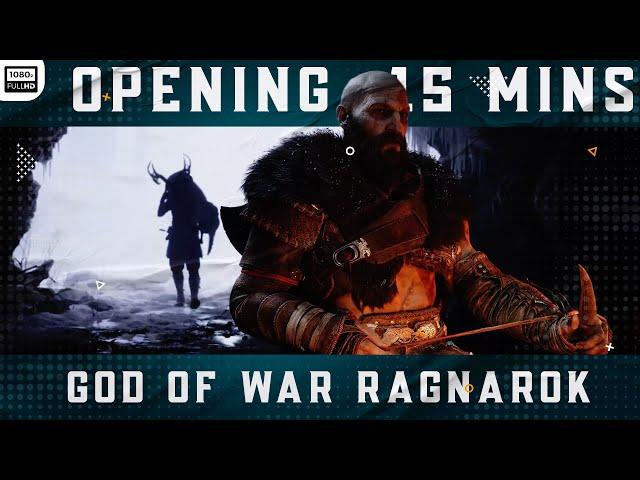 God of War 5 Ragnarök First 15 MINS Gameplay | Gamesdaily