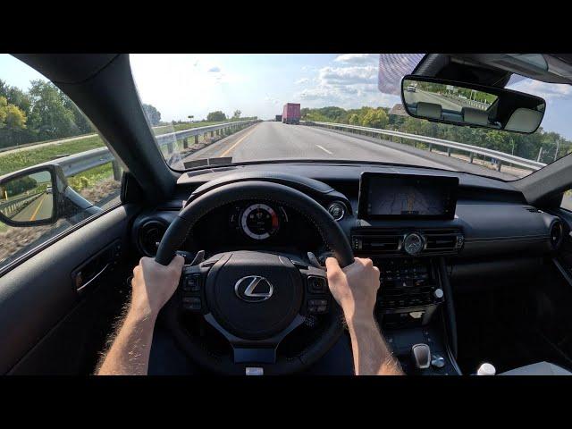 2024 Lexus IS350 AWD - POV Test Drive | 0-60