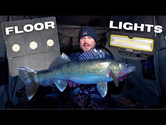 Ice Fishing Walleyes  + Flipover Ice Shack Accessories