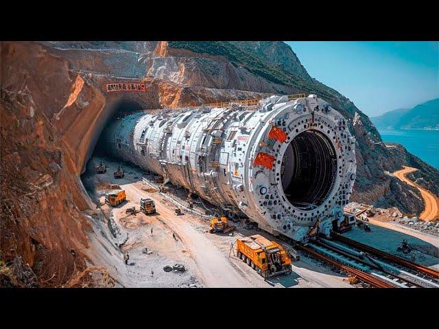 ¡La máquina secreta de China! ¡Perforan la montaña en un solo día!