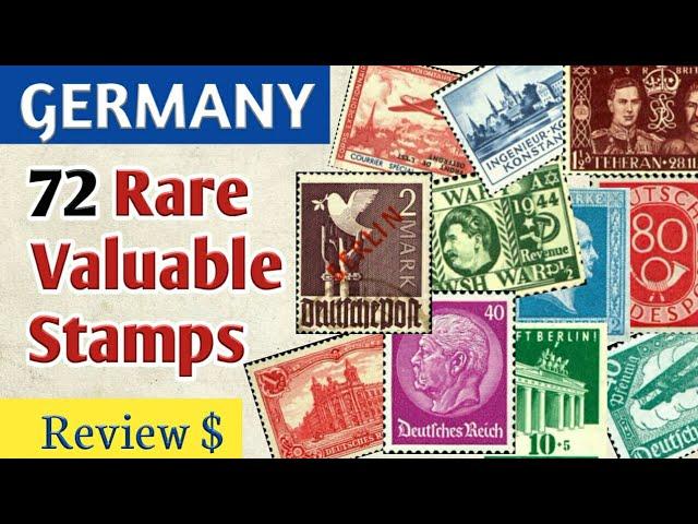 Most Expensive Stamps Of Germany - Part 4 | 72 Rare Unique German Empire Philately