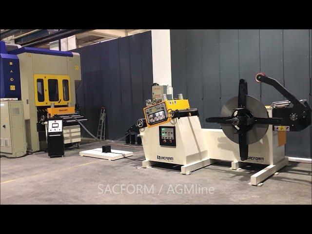 Rulo Sac Açma Doğrultma Sürme Makinası Loop Kontrol Sistemli SACFORM / AGMline