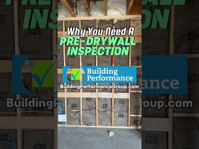 Why You Need A Pre-Drywall Inspection #newconstruction #insulation #newhome