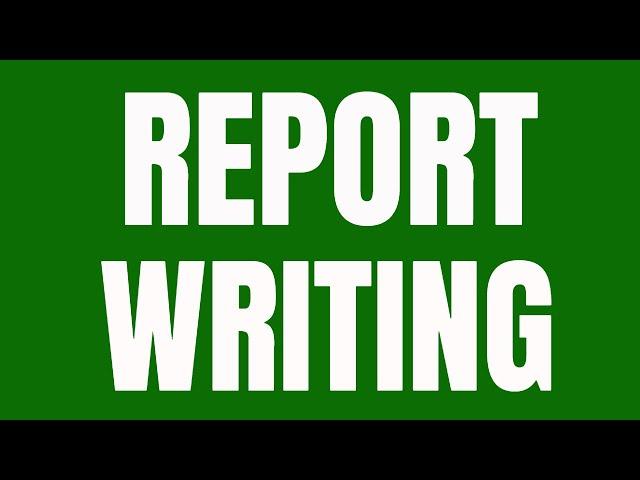 REPORT WRITING - Magazine & Newspaper Report for CBSE 9-12 - Format, Writing Style & Language