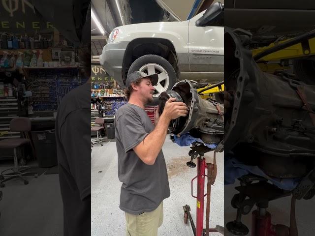 Torque Converter install made easy. #mechanic #automotive #engine #transmission #vehicle