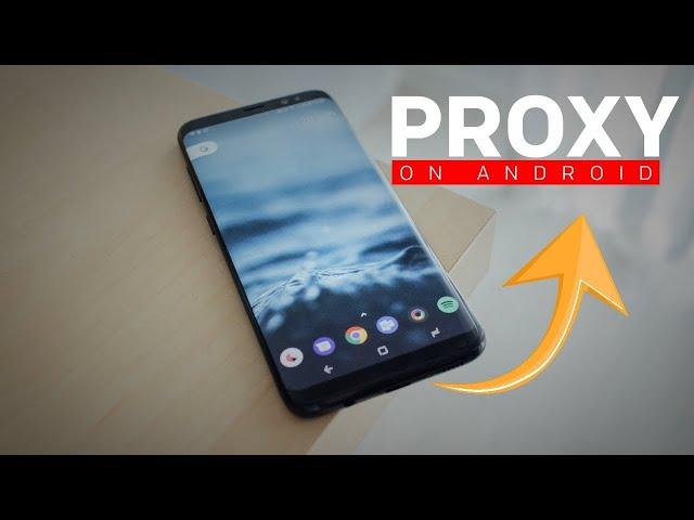 How to setup proxy in Android for survey. Easiest method.