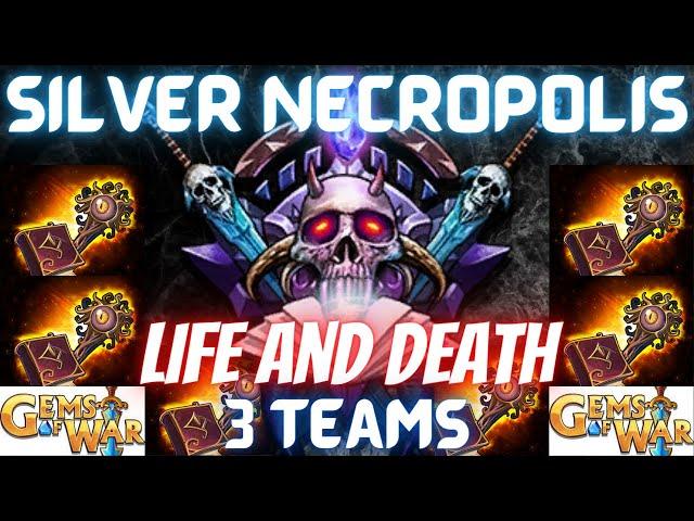 Top 5 WEAPON Life and Death team | Gems of War Silver Necropolis Teams | 3 Teams Faction Event Guide