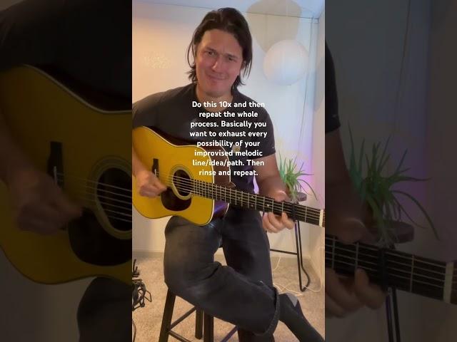 How to get better at improvising. #guitar