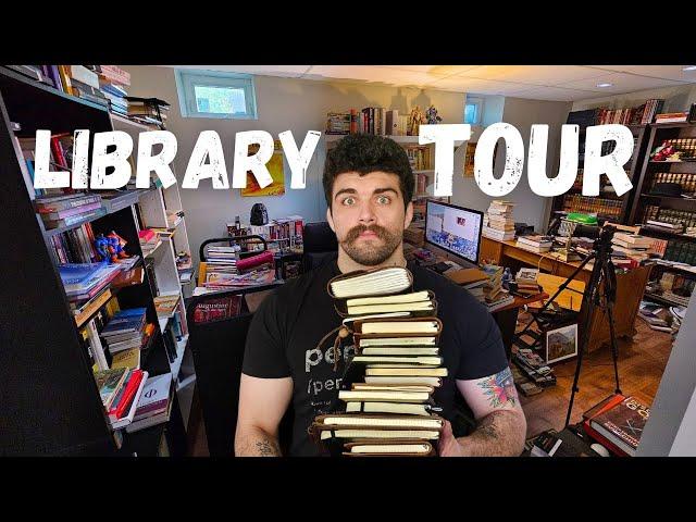 Tour My Incredibly Unorganized Library