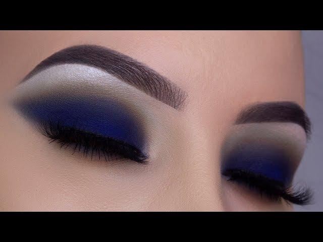 Classic Navy Smokey Eyes Tutorial + GIVEAWAY