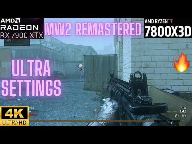 MW2 REMASTERED H2M MOD - STORM KILL CONFIRMED - RADEON RX 7900 XTX RYZEN 7 7800X3D ULTRA SETTINGS 