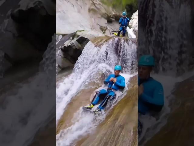  Have you ever  tried #canyoning  #mountains #shorts