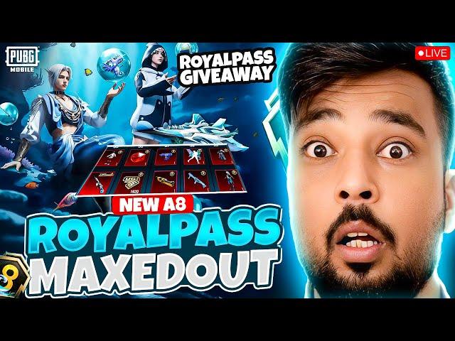 Maxing Out New A8 Royale Pass  | RP Giveaway 