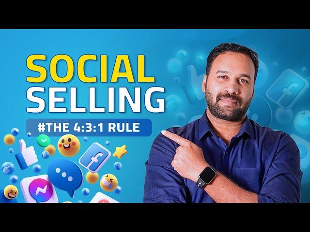 How to bring sales using social media | Social Selling | Subilal K