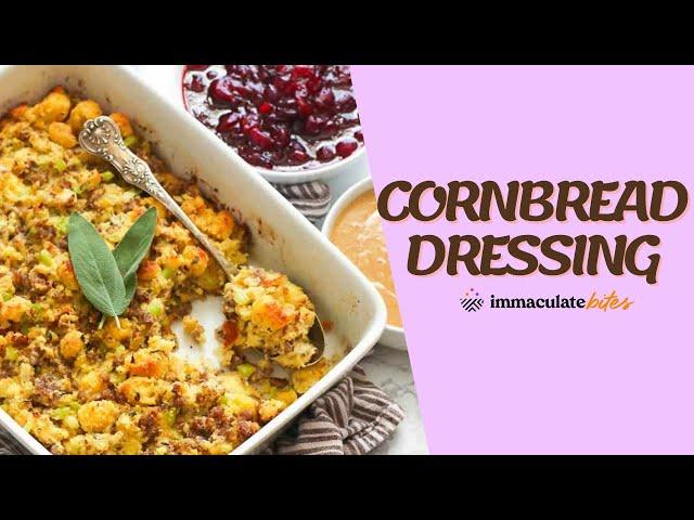 Cornbread Dressing | #ImmaculateBites