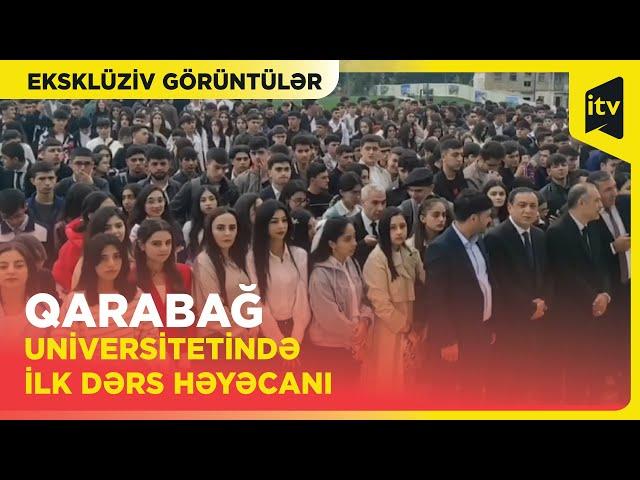 Qarabağ Universiteti: açılış anını gözləyən tələbələr