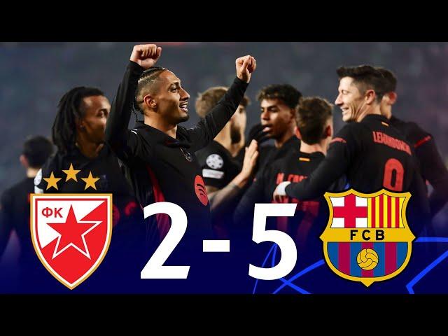 Red Star vs Barcelona [2-5], UEFA Champions League 2024/25 - MATCH REVIEW