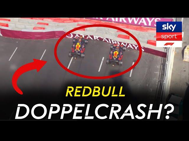 Zeitgleicher Crash in die Barriere! - F2 Doppelcrash von Hadjar und Marti bei Redbull