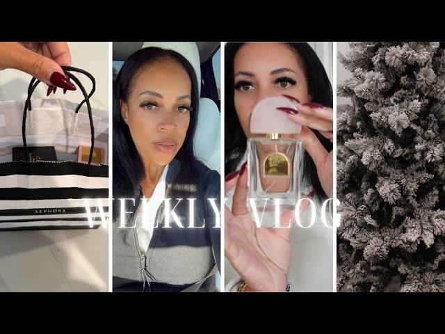 VLOG | Trader Joe’s Haul | Sephora Sale Haul | New Perfume | Putting up Second Christmas tree + more