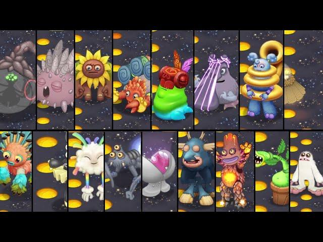 Light Island Full Song but Each Monster is Zoomed in! (Sounds Better) Fire Expansion