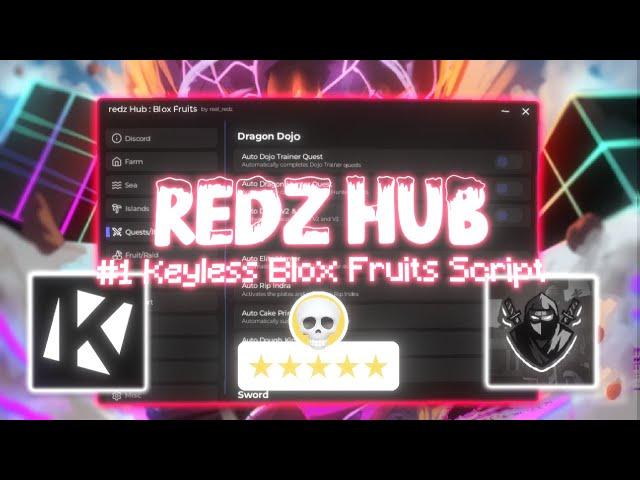NEW Redz Hub Script 2025 | #1 Keyless Blox Fruits Script - BEST Auto Farm EVERYTHING!