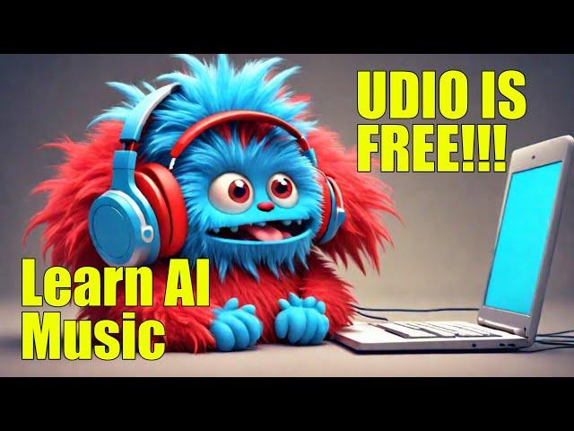 UDIO AI MUSIC Tutorial. Best Free AI Music Generator. How to create AI music with Udio.