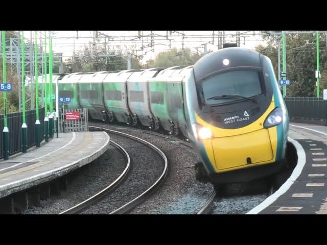 UK trains At speed Avanti West Coast on the WCML 2023