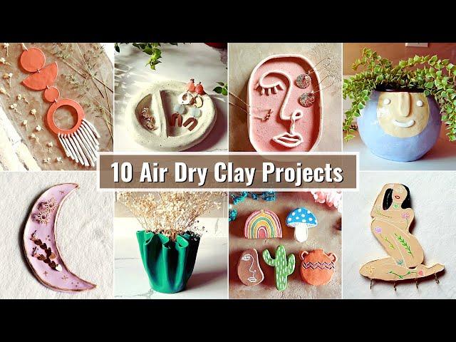 10 Air Dry Clay Beginner Friendly Tutorials | home decor