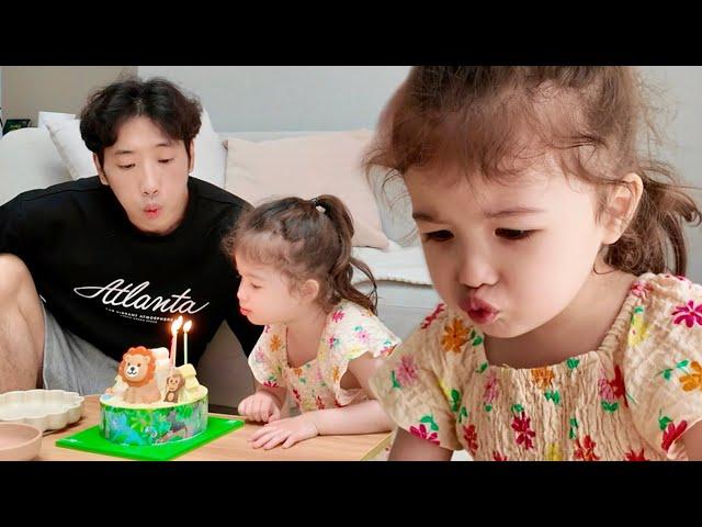 SUB) Roa's Third Birthday Without her Mom (Preparing a Birthday Party, Grandma's Love️) | VLOG