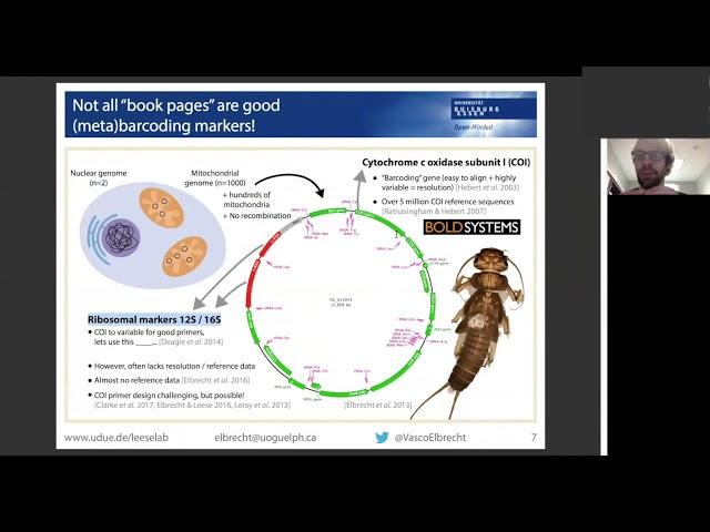 Lecture: Using DNA metabarcoding for stream assessment