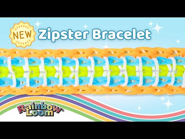 NEW Zipster Bracelet Rainbow Loom Tutorial by Angelynn (TutorialsByA™) | Intermediate to Advanced
