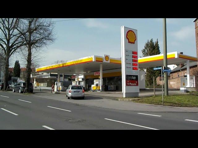 Iserlohn Mendener Straße Umbau der Shell-Tankstelle 29.02.2020