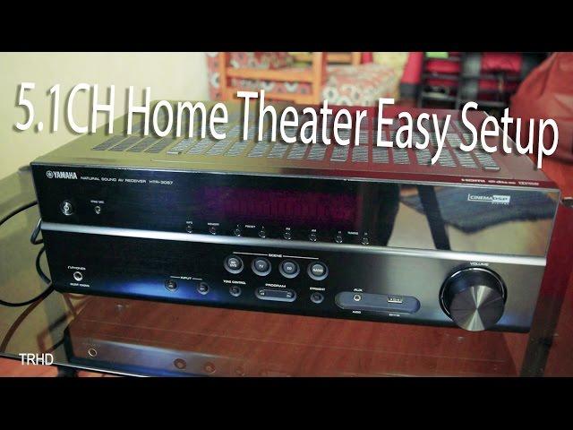 How to Setup Home Theater to TV - Very Easy!