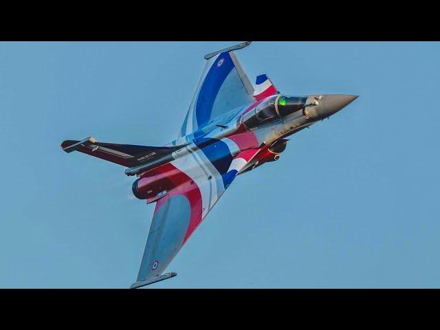 RAFALE SOLO PUTS ON A DAZZLING DISPLAY OVER SANICOLE ARSHOW 2024 - 4K