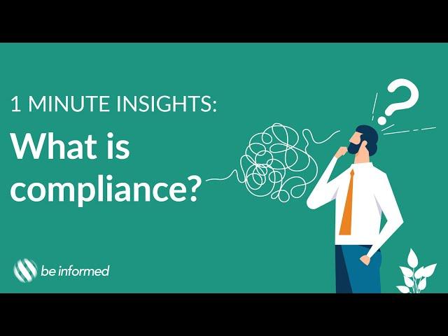 What is compliance, and why is it important?