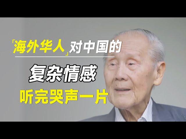 海外华人对中国的复杂情感，听完哭声一片