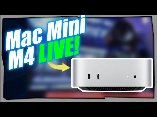 Mac Mini M4: Live Unbox, Setup, and Q&A Stream