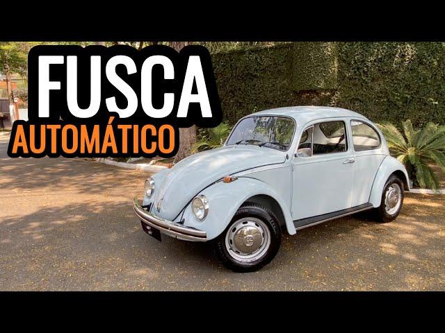 FUSCA AUTOMÁTICO: exemplar alemão traz conversor de torque e embreagem a vácuo