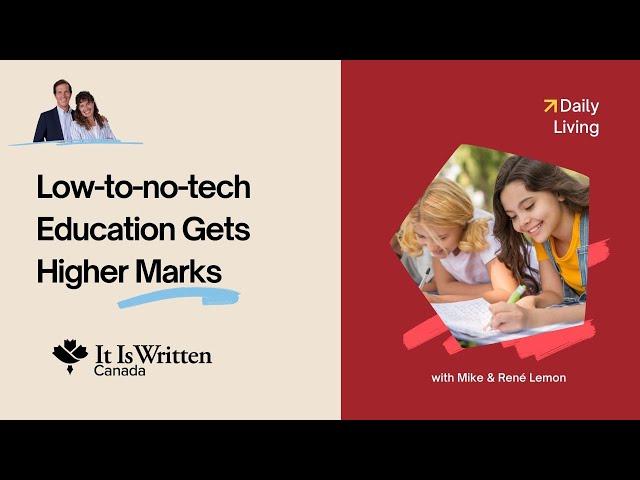 Low-to-no-tech Education Gets Higher Marks