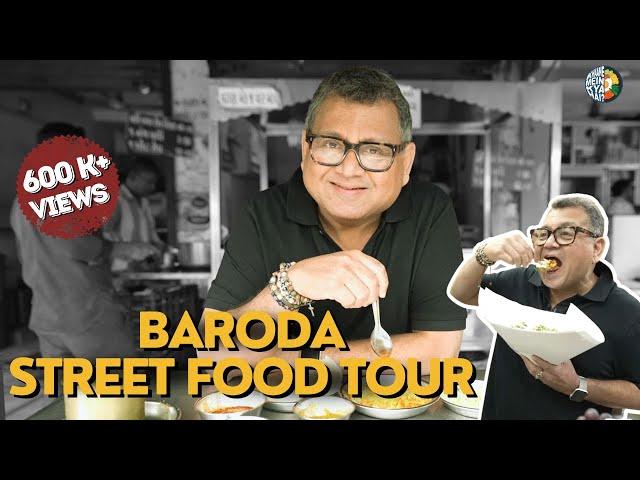 BARODA FAMOUS STREET FOOD TOUR | FARSAN SEV USAL SAMOSA PENDA | KUNAL VIJAYAKAR