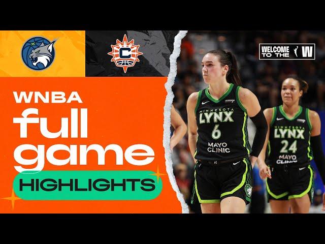 Minnesota Lynx vs. Connecticut Sun | FULL GAME HIGHLIGHTS | September 17, 2024